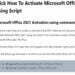 activate microsoft office 2021using script
