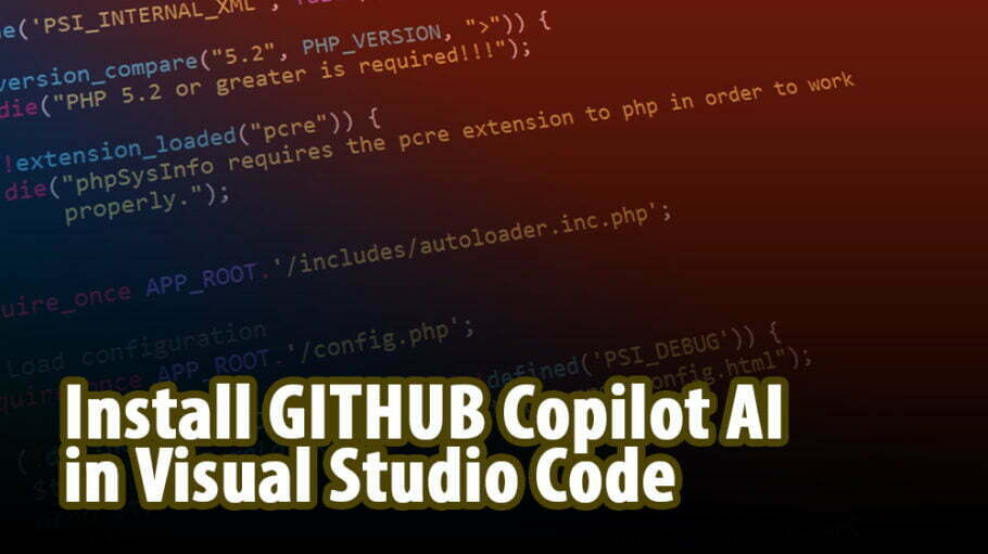 install github copilot in visiual studio